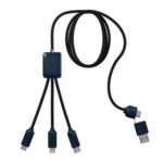 5-in-1 Charging Cable with Light-Up Logo - 2