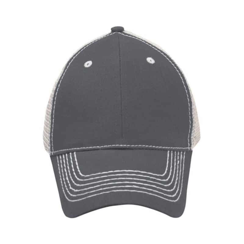 Heavy Stitch Cap With Mesh - 2