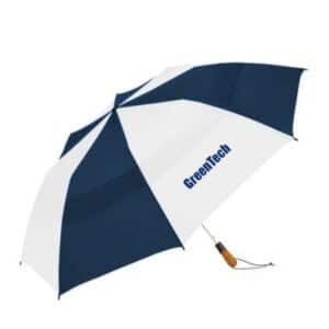 Shed Rain™ Windjammer® 58" Vented Wooden-Handled Auto-Open Jumbo Compact Umbrella