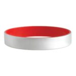 Silver Silicone Bracelets - 2