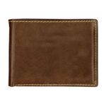 Andrew Philips® Leather Contrast Stitch Billfold Wallet - 1