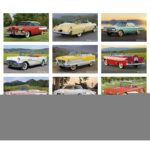 Triumph® Calendars Press-N-Stick Cruisin' Cars Calendar - 3