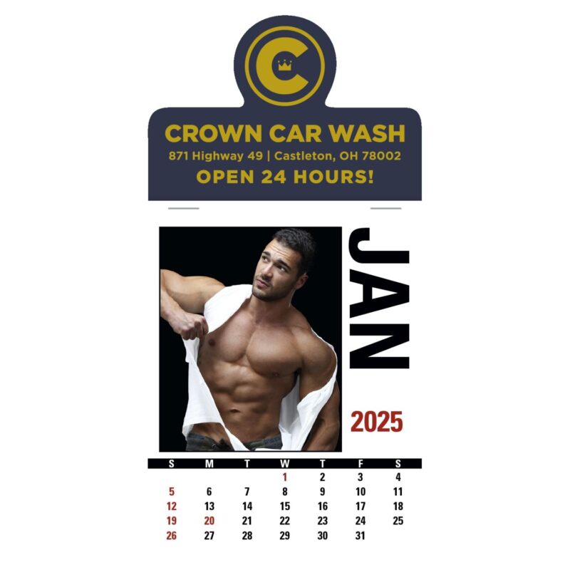 Triumph® Calendars Press-N-Stick Male Call Calendar - 2