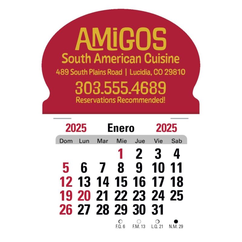Triumph® Calendars Press-N-Stick Spanish Calendar - 3