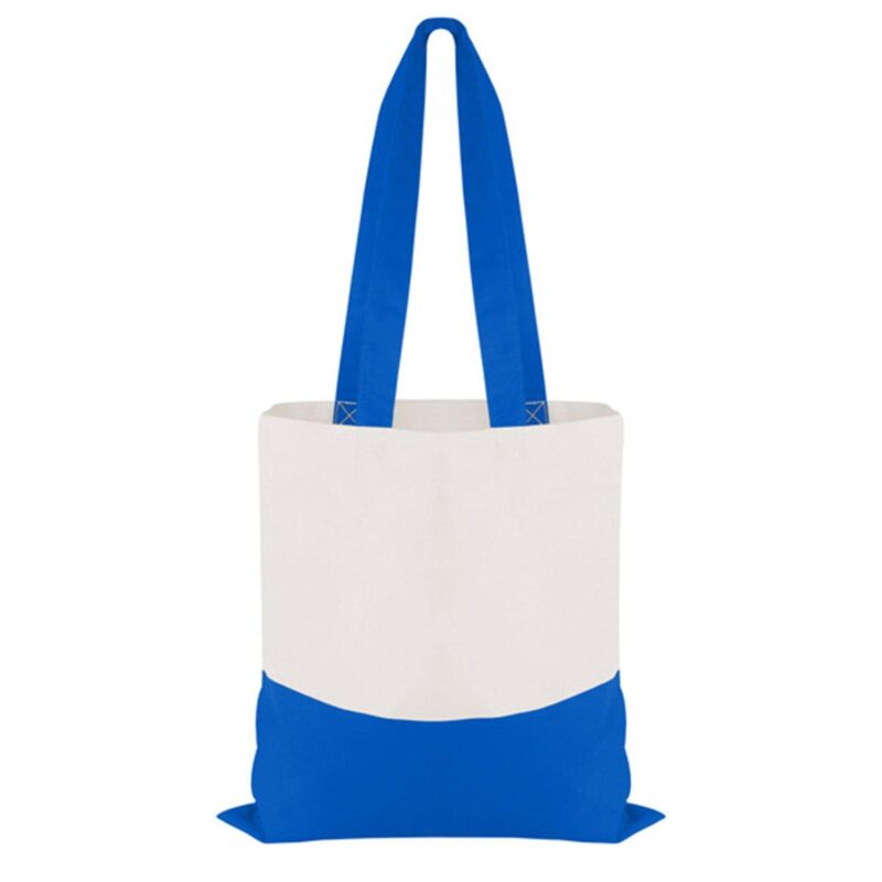 Good Value™ Cotton Colored Accent Flat Tote - 3