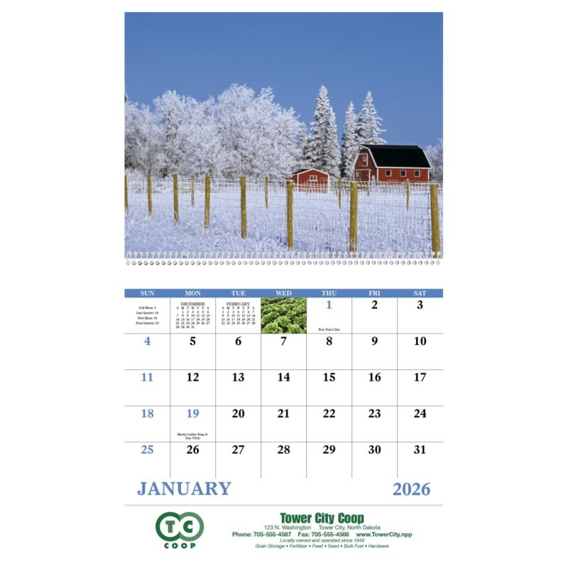 Good Value™ Agriculture - Spiral Calendar - 3
