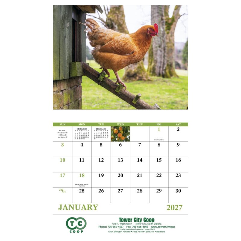 Good Value™ Agriculture - Stapled Calendar - 6