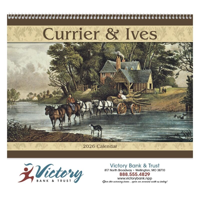Good Value™ Currier & Ives - Spiral Calendar - 2