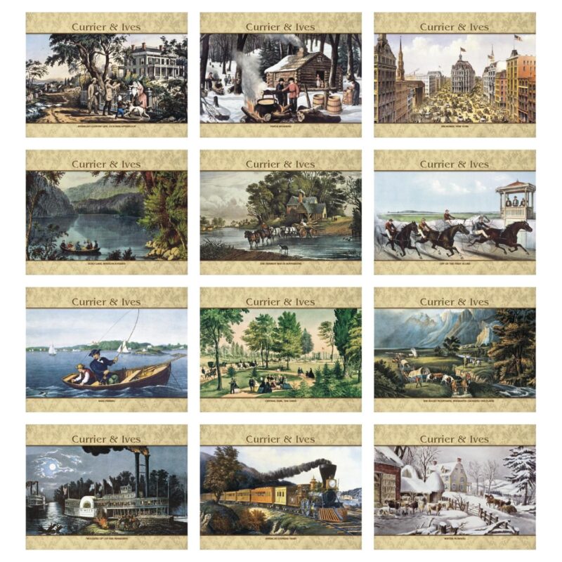 Good Value™ Currier & Ives - Spiral Calendar - 4