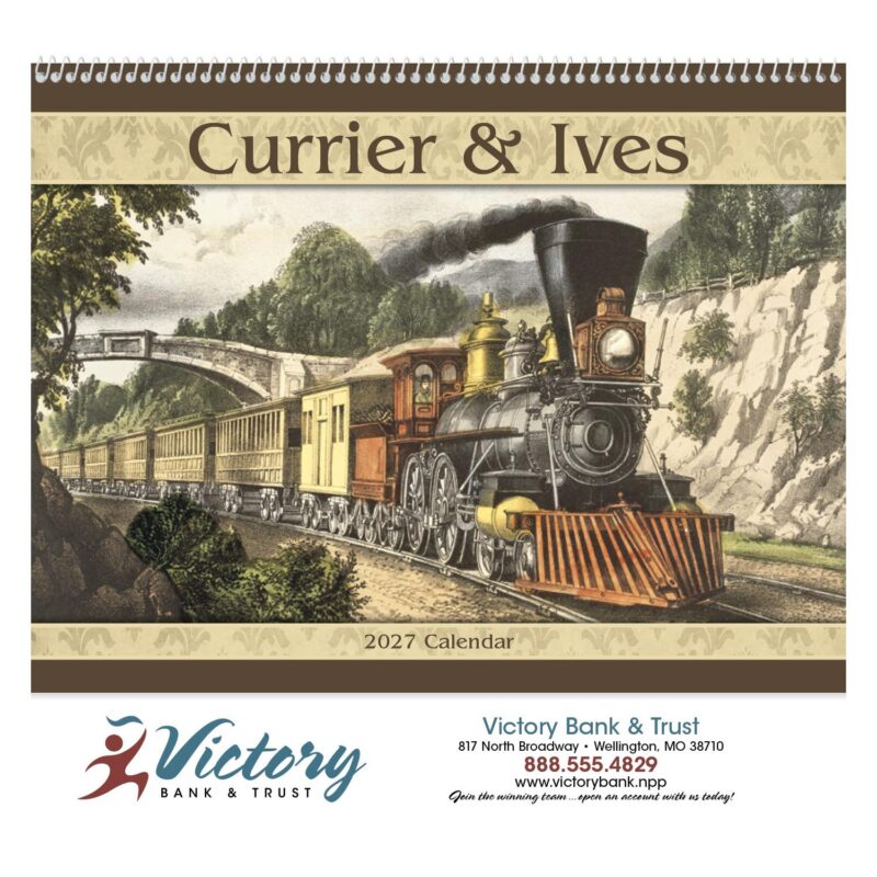 Good Value™ Currier & Ives - Spiral Calendar - 5