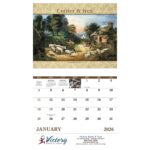 Good Value™ Currier & Ives - Stapled Calendar - 3