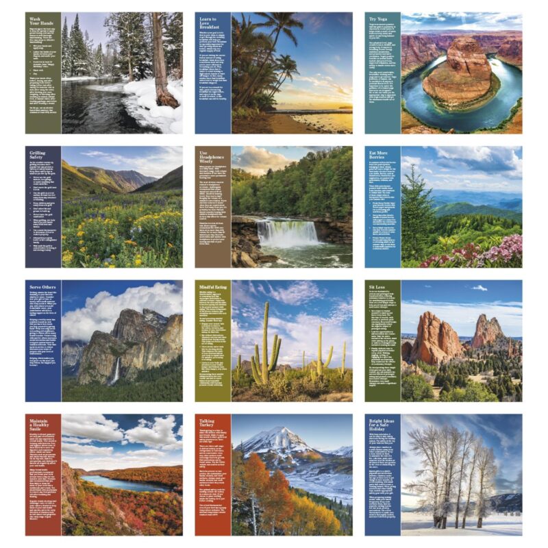 Good Value™ Healthy Living - Spiral Calendar - 4