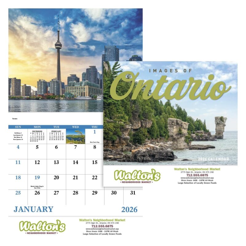 Good Value™ Images of Ontario - Stapled Calendar - 1