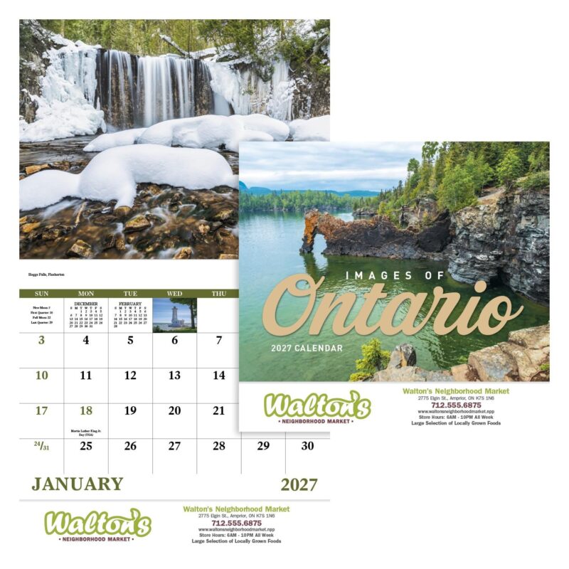 Good Value™ Images of Ontario - Stapled Calendar