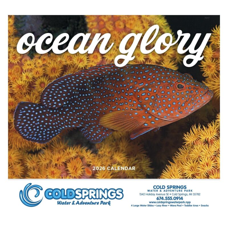 Good Value™ Ocean Glory - Stapled Calendar - 2