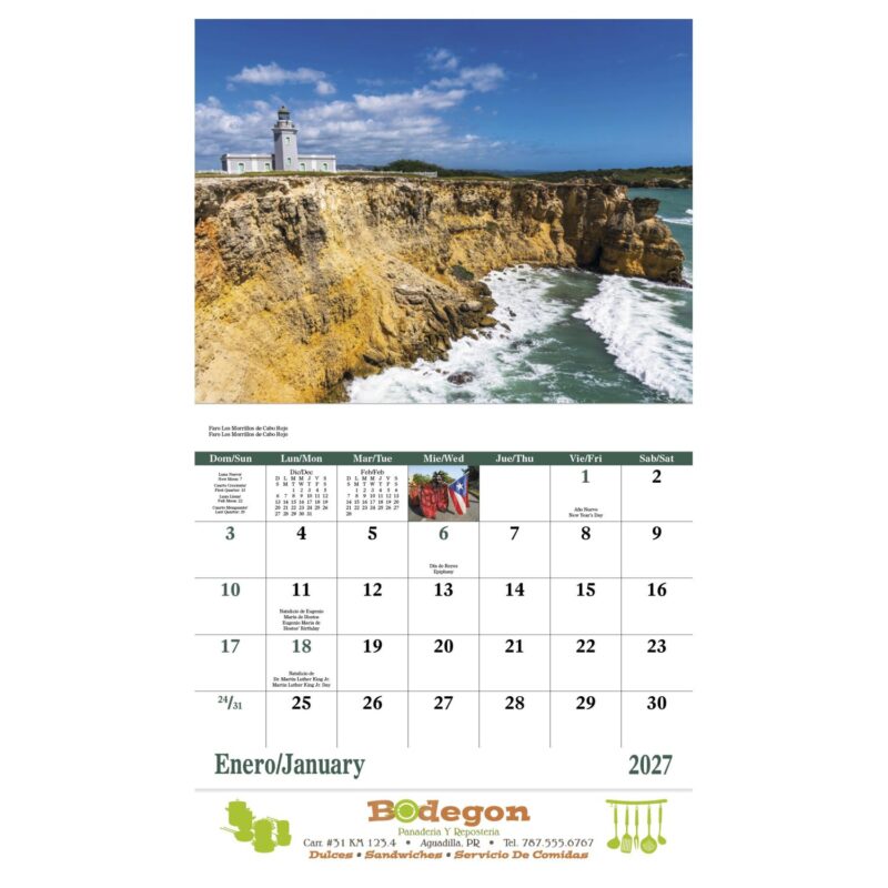 Good Value™ Puerto Rico - Stapled Calendar - 6