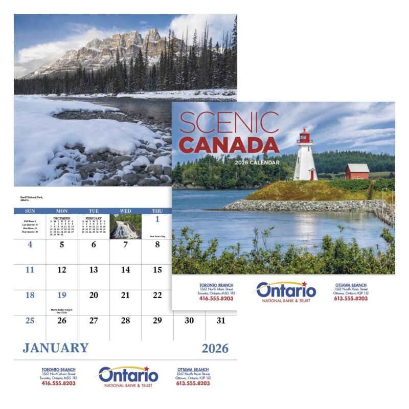 Good Value™ Scenic Canada - Stapled Calendar - 1