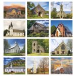 Good Value™ Scenic Churches - Stapled Calendar - 4