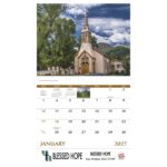 Good Value™ Scenic Churches - Stapled Calendar - 6
