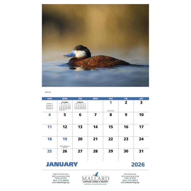 Good Value™ Waterfowl - Stapled Calendar - 3