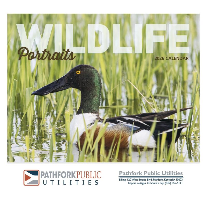 Good Value™ Wildlife Portraits - Stapled Calendar - 2