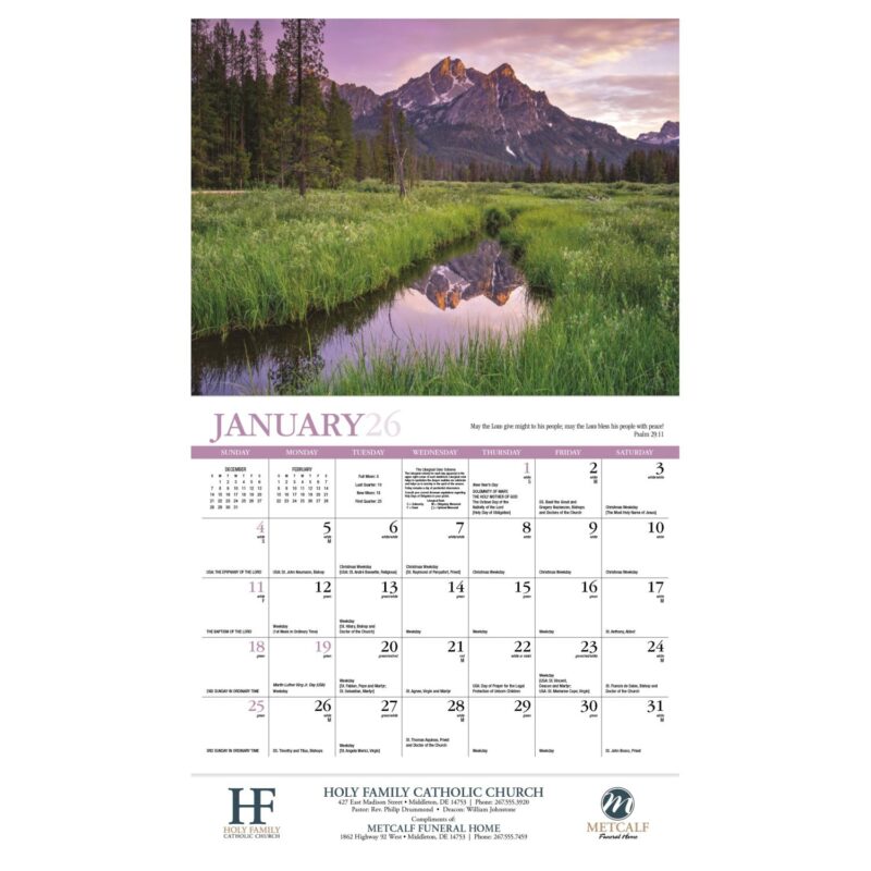 HotLine® Products Catholic Reflections Appointment Calendar - Stapled - 3