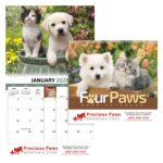 HotLine® Products Four Paws Appointment Calendar - Spiral - 1