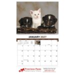 HotLine® Products Four Paws Appointment Calendar - Spiral - 6