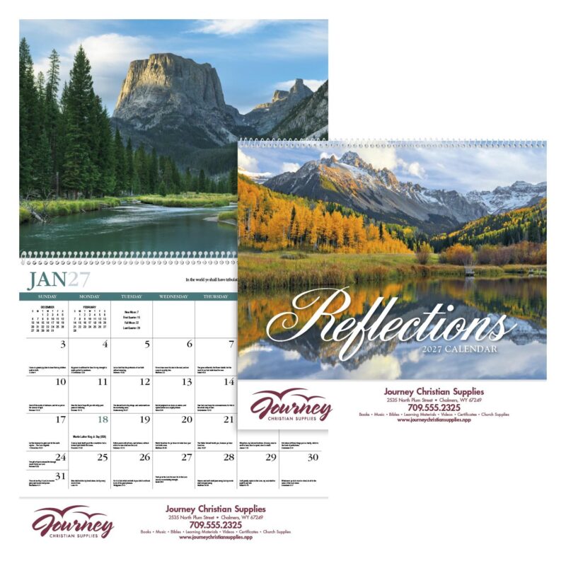 HotLine® Products Reflections (Non-Denominational) Appointment Calendar - Spiral