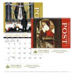 HotLine® Products Saturday Evening Post Appointment Calendar - Spiral