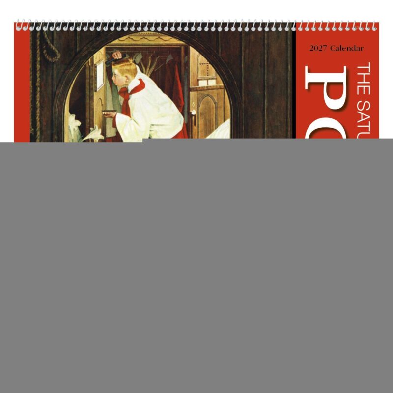 HotLine® Products Saturday Evening Post Appointment Calendar - Spiral - 5