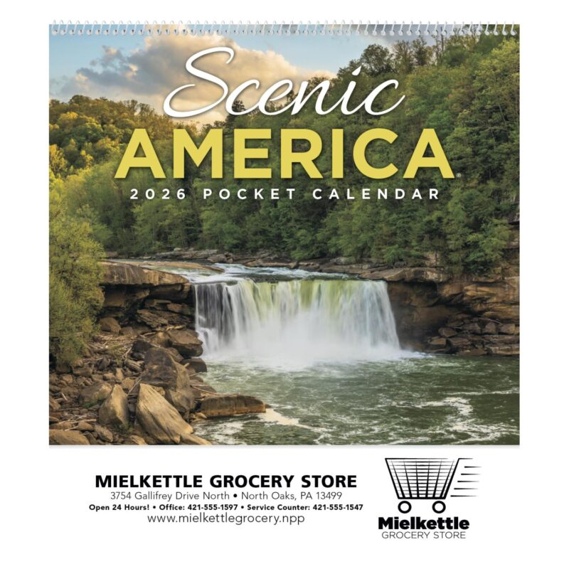 HotLine® Products Scenic America® Pocket Calendar - 2