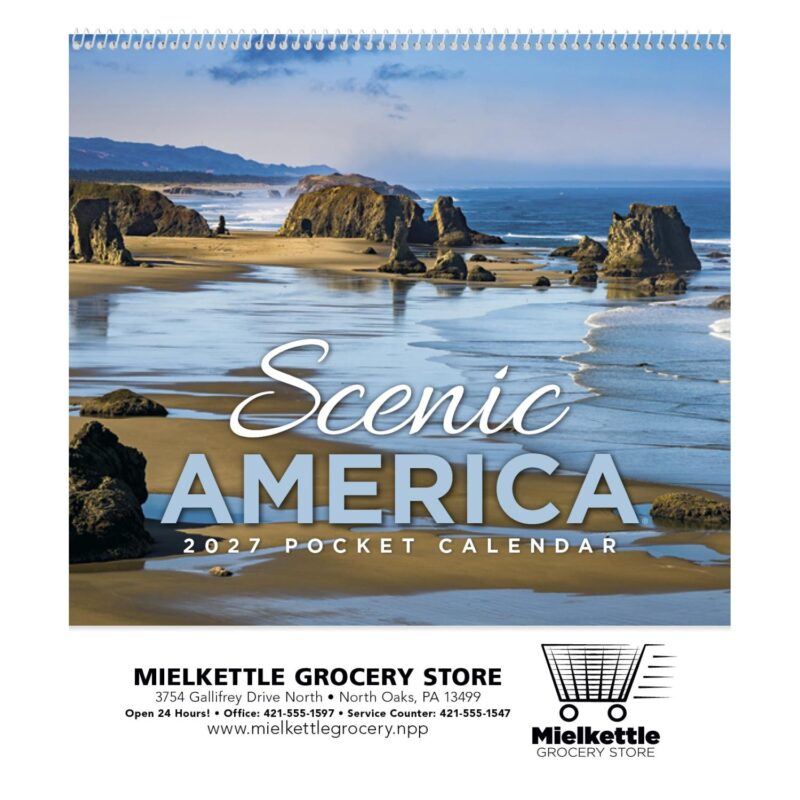 HotLine® Products Scenic America® Pocket Calendar - 5