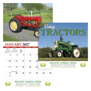HotLine® Products Vintage Tractors Appointment Calendar - Stapled
