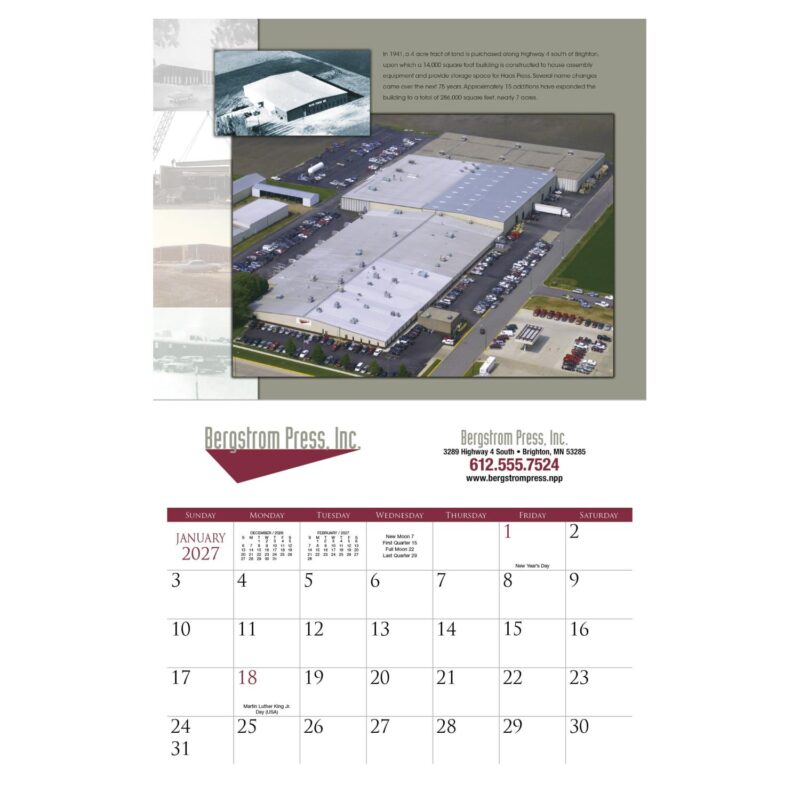 Triumph® Calendars Small Quantity Custom - Stapled Calendar - 9