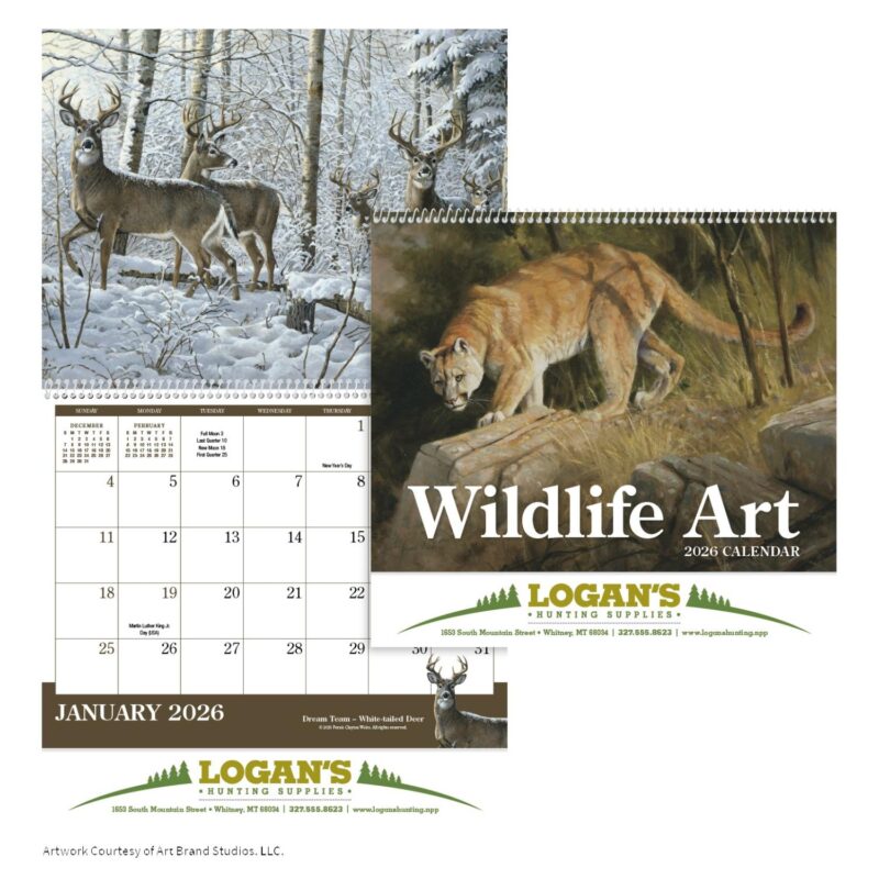 Triumph® Calendars Wildlife Art Calendar - 1
