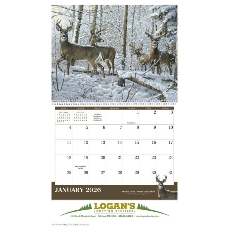 Triumph® Calendars Wildlife Art Calendar - 3