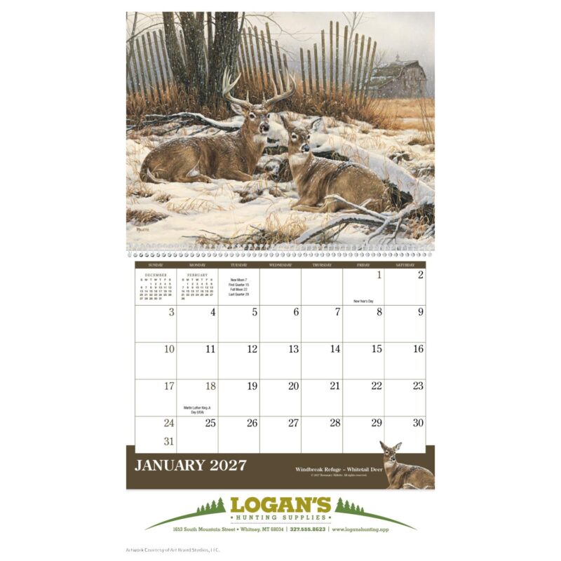 Triumph® Calendars Wildlife Art Calendar - 6