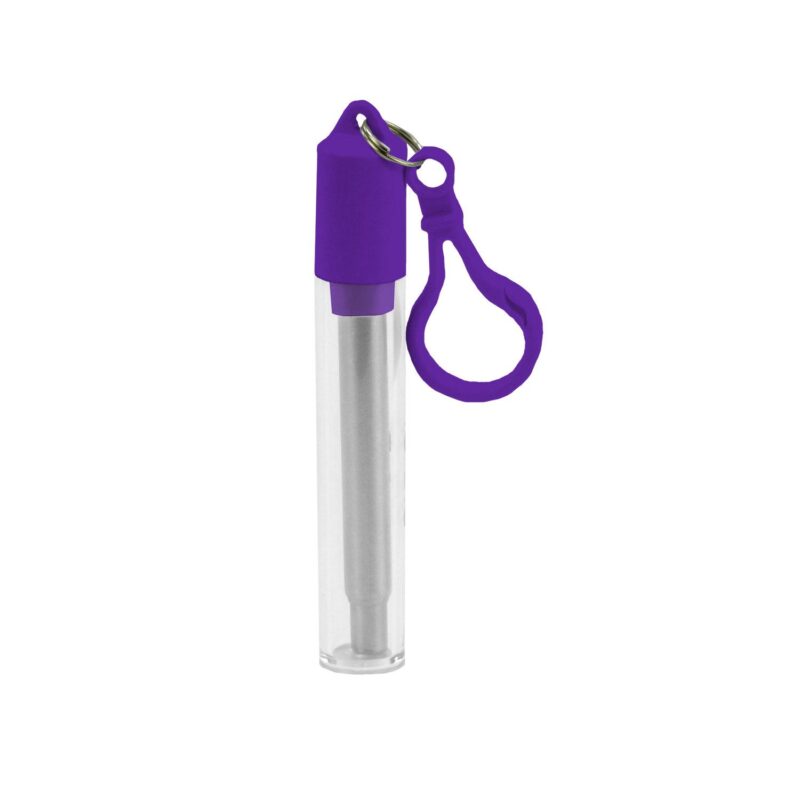 Collapsible Straw Stainless Steel Kit With Brush Cleaner - 2