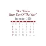 Triumph® Calendars Press-N-Stick Full-Color Header Contemporary Calendar - 3