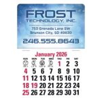 Triumph® Calendars Press-N-Stick Full-Color Header Standard Calendar