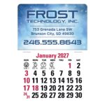 Triumph® Calendars Press-N-Stick Full-Color Header Standard Calendar - 2